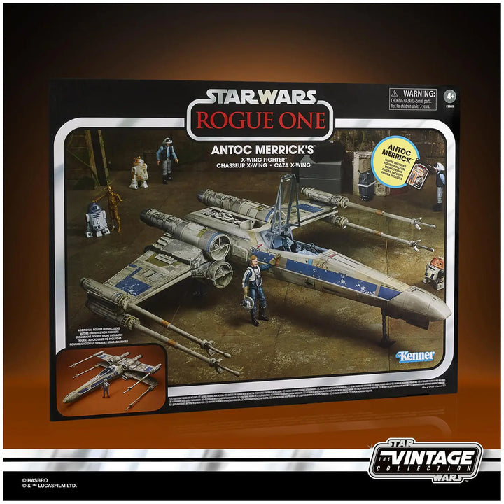 Star Wars The Vintage Collection Rogue One: A Star Wars Story Antoc Merrick’s X-Wing Fighter Vehicle with Action Figure
