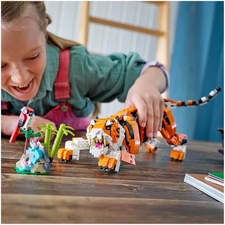 LEGO Creator 3 in 1 Majestic Tiger 31129, Infinity Collectables
