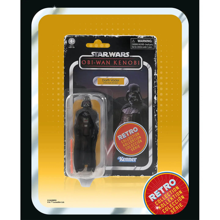 Hasbro Star Wars Retro Collection Darth Vader (The Dark Times) Action Figure, Infinity Collectables