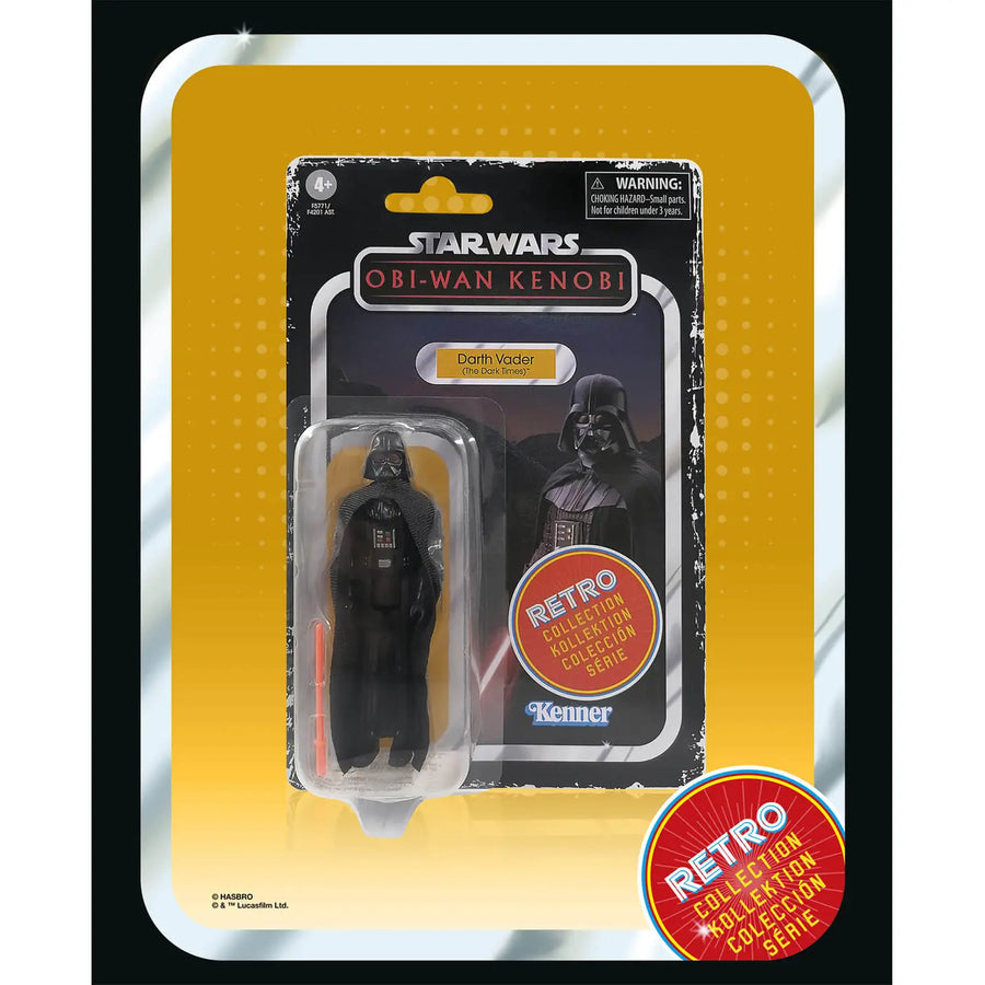Hasbro Star Wars Retro Collection Darth Vader (The Dark Times) Action Figure, Infinity Collectables