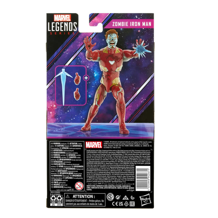 Hasbro Marvel Legends Series Zombie Iron Man 6" Action Figure (Khonshu BAF)