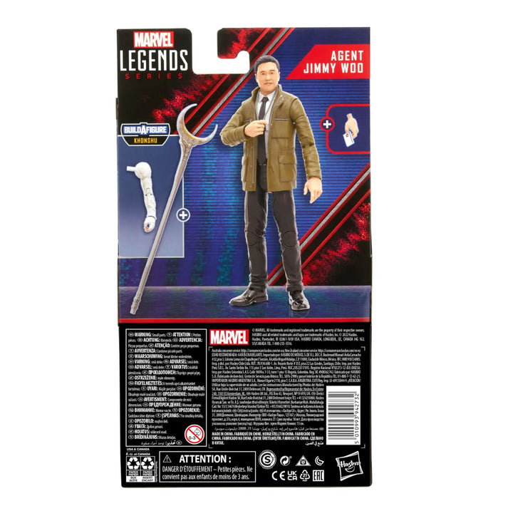 Hasbro Marvel Legends Series Agent Jimmy Woo 6" Action Figure (Khonshu BAF)