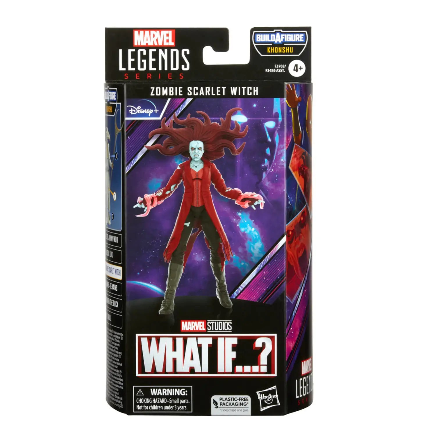 Marvel Legends Zombie Scarlet Witch Khonshu Build A