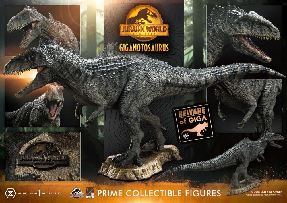 Jurassic World Dominion Giganotosaurus Toy Version Statue Prime Collectibles 22 cm, Infinity Collectables , Uncategorized