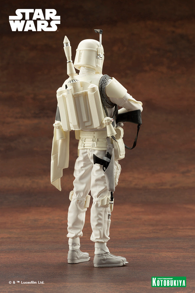 Star Wars ARTFX+ PVC 1/10 Scale Limited Edition Statue Boba Fett White Armor Version, Infinity Collectables , Uncategorized