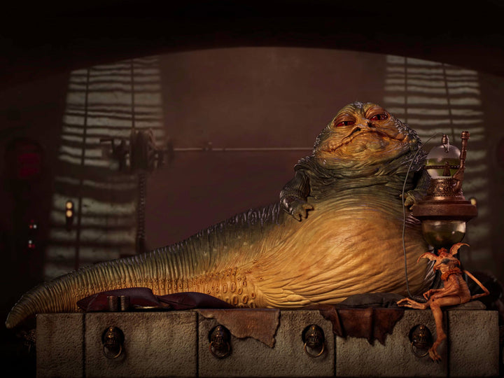 Iron Studios Star Wars Deluxe Art Scale Statue 1-10 Jabba The Hutt, Infinity Collectables