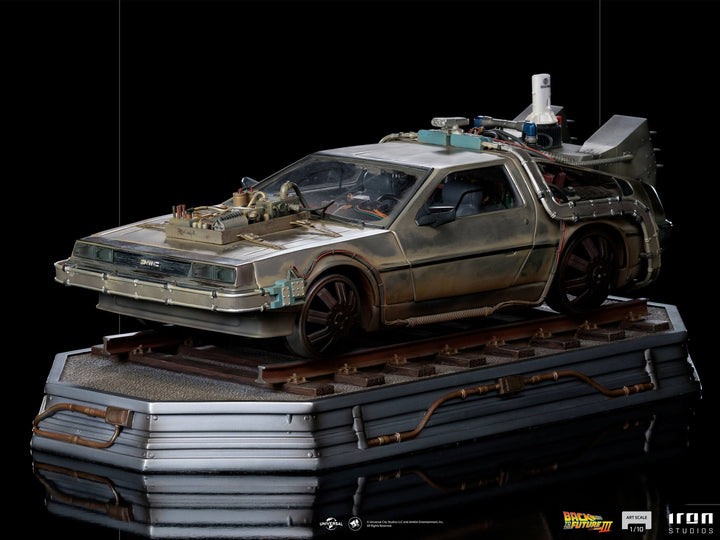 Iron Studios Back to the Future III Art Scale Statue 1-10 DeLorean, Infinity Collectables