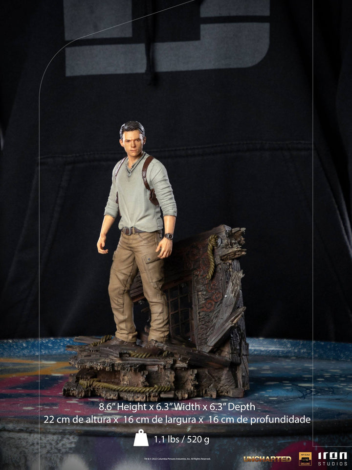 Iron Studios 1-10 BDS Deluxe Art Scale Statue Uncharted Nathan Drake, Infinity Collectables