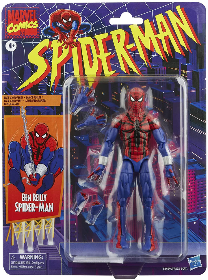 Marvel Legends Spider-Man Classic Series Ben Reilly Spider-Man, Infinity Collectables