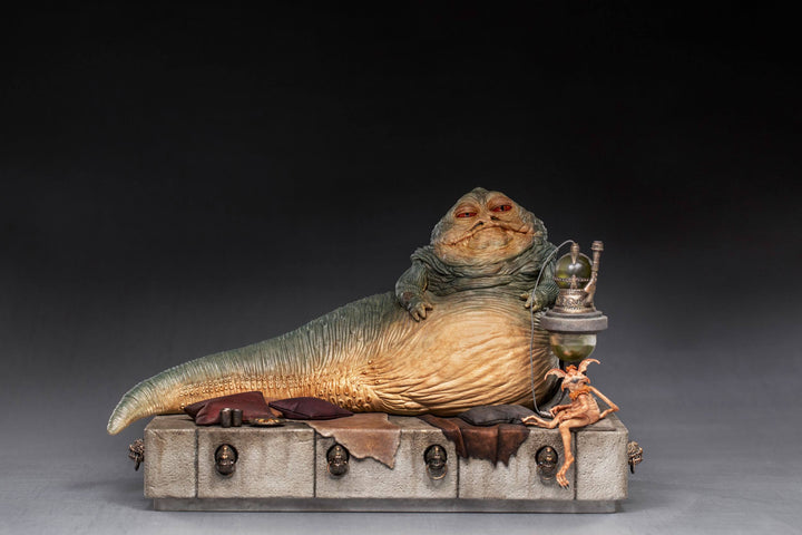 Iron Studios Star Wars Deluxe Art Scale Statue 1-10 Jabba The Hutt, Infinity Collectables