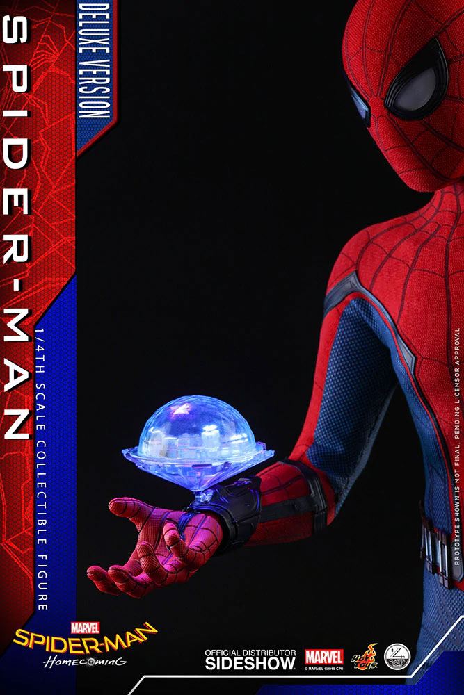 Hot Toys Spider-Man Homecoming 1/4 Scale Series Spider-Man Deluxe Version Figure - Infinity Collectables