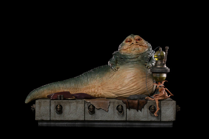 Iron Studios Star Wars Deluxe Art Scale Statue 1-10 Jabba The Hutt, Infinity Collectables