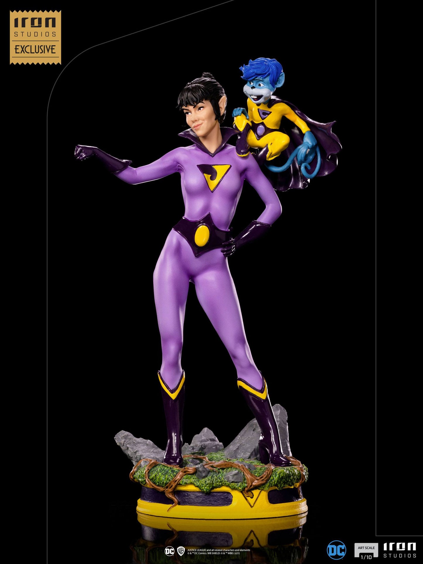 Iron Studios DC Comics Art Scale Statues 1-10 Wonder Twins - Infinity Collectables