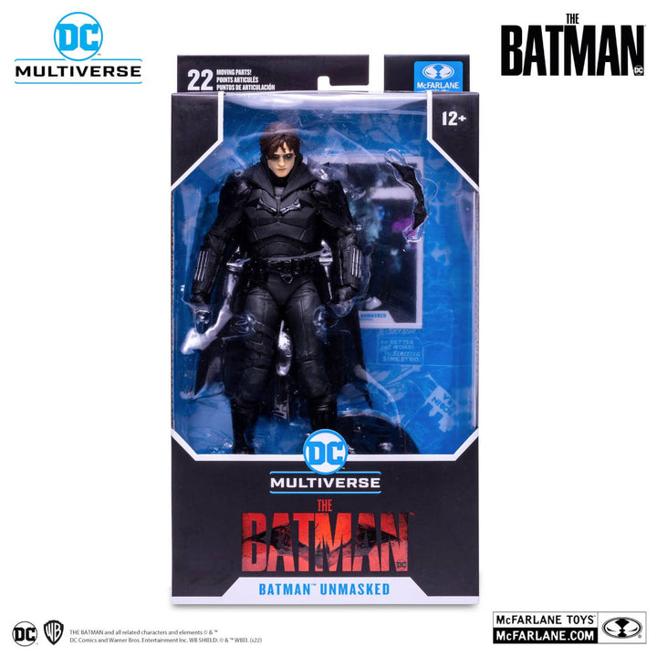 McFarlane DC Comics The Batman Movie Batman Unmasked 7-Inch Scale Action Figure, Infinity Collectables