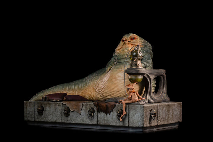 Iron Studios Star Wars Deluxe Art Scale Statue 1-10 Jabba The Hutt, Infinity Collectables