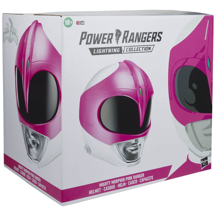 Power Rangers Lightning Collection Mighty Morphin Pink Helmet, Infinity Collectables