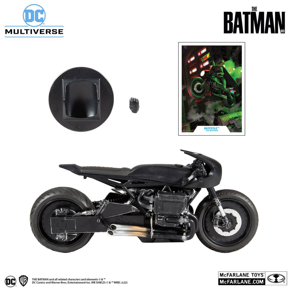 McFarlane DC Multiverse The Batman Vehicle - Batcycle, Infinity Collectables