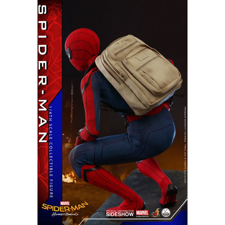 Hot Toys Spider-Man Homecoming 1/4 Scale Figure Spider-Man - Infinity Collectables