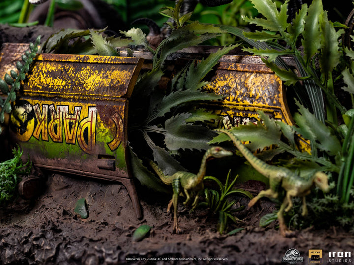Iron Studios Jurassic World Fallen Kingdom Deluxe Art Scale Statue 1-10 Blue - Infinity Collectables