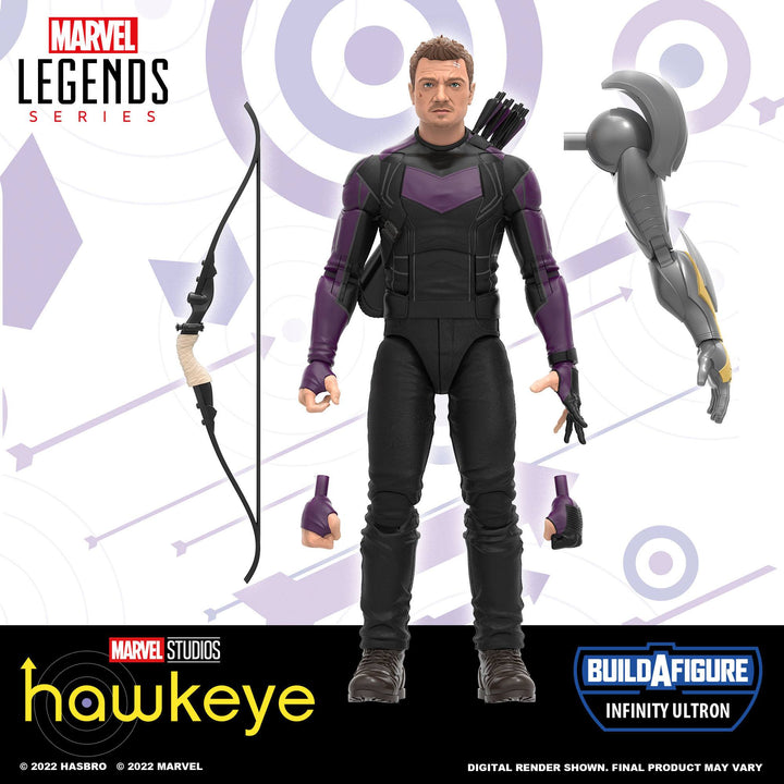 Marvel Legends Series Infinity Ultron BAF Hawkeye, Infinity Collectables