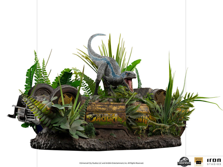 Iron Studios Jurassic World Fallen Kingdom Deluxe Art Scale Statue 1-10 Blue - Infinity Collectables
