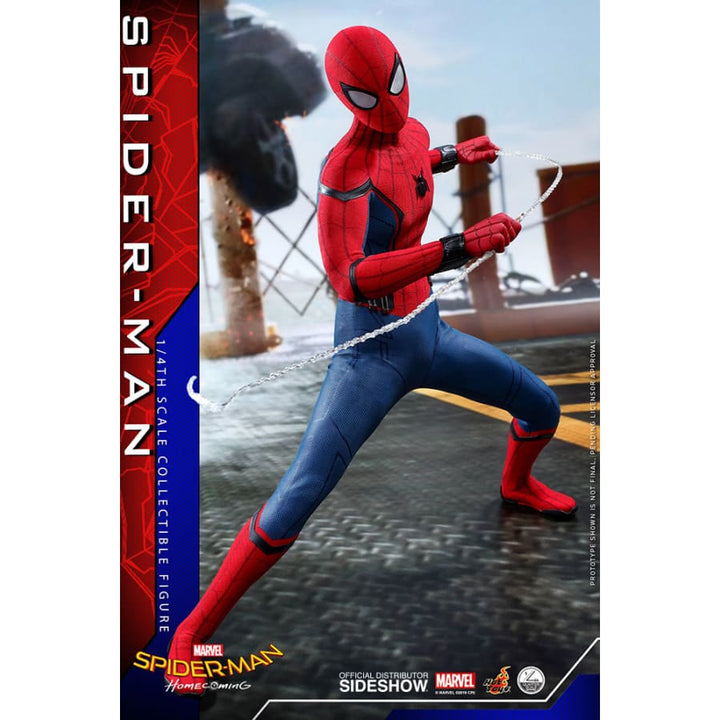 Hot Toys Spider-Man Homecoming 1/4 Scale Figure Spider-Man - Infinity Collectables