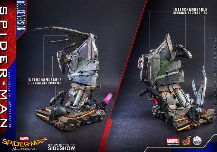 Hot Toys Spider-Man Homecoming 1/4 Scale Series Spider-Man Deluxe Version Figure - Infinity Collectables