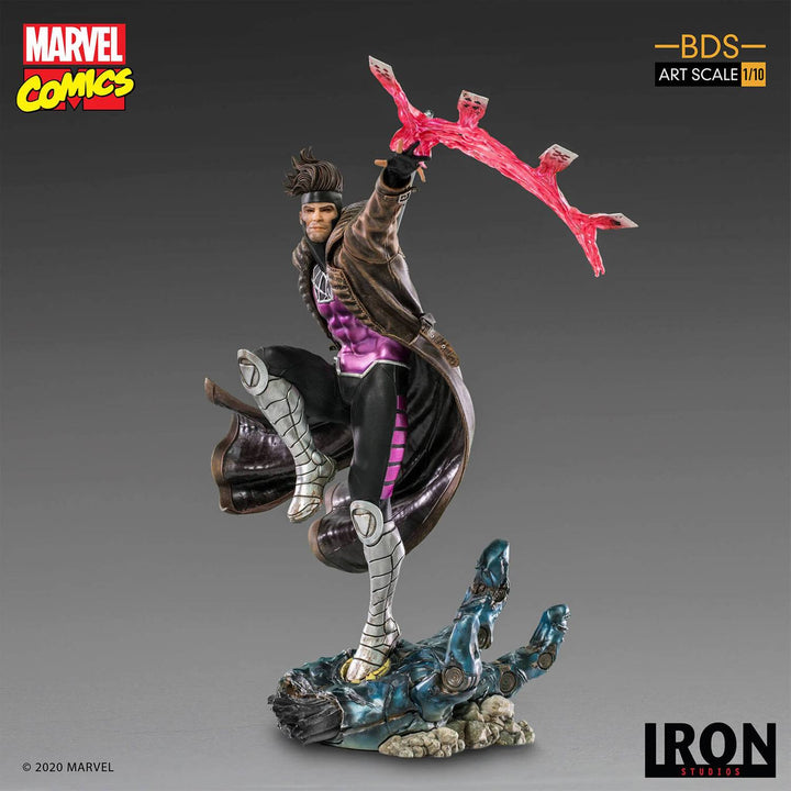 Iron Studios Marvel Comics BDS Art Scale Statue 1-10 Gambit 26 cm, Infinity Collectables