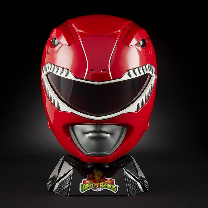 Hasbro Power Rangers Lightning Collection Mighty Morphin Red Ranger Helmet 1:1 R, Infinity Collectables