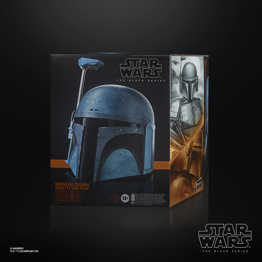 Star Wars The Black Series Mandalorian Death Watch Premium Electronic Helmet, Infinity Collectables , Uncategorized