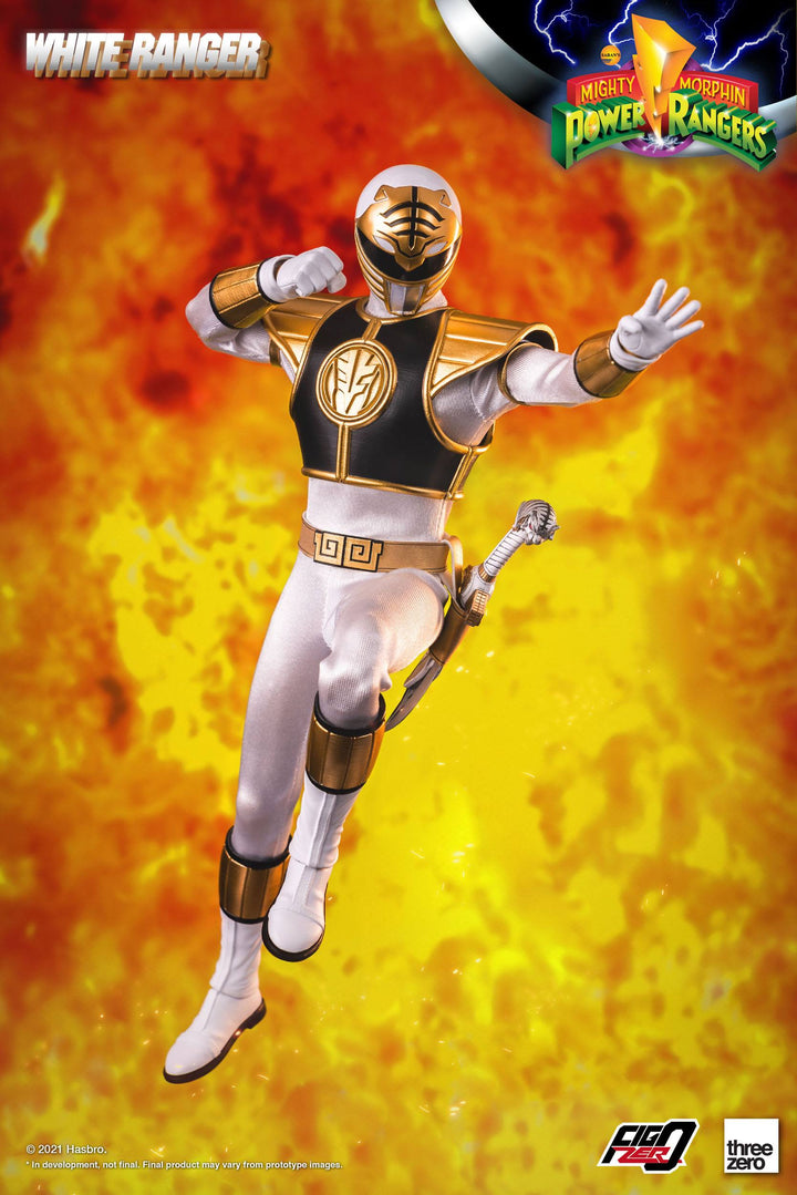 Mighty Morphin Power Rangers FigZero White Ranger 1-6 Scale Figure, Infinity Collectables