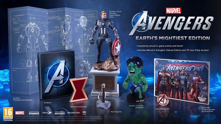 Marvel's Avengers: Earth's Mightiest Edition for PS4 * Collectors Edition, Collectables > Video Games Consoles > Accessories, Infinity Collectables