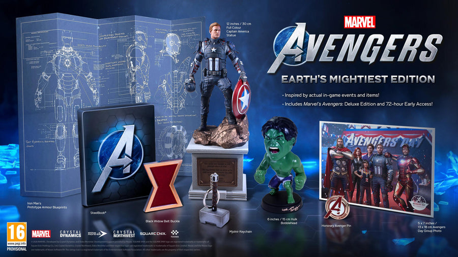 Marvel's Avengers: Earth's Mightiest Edition for PS4 * Collectors Edition, Collectables > Video Games Consoles > Accessories, Infinity Collectables