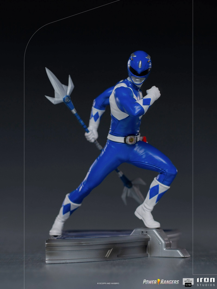 Iron Studios Power Rangers BDS Art Scale Statue 1-10 Blue Ranger, Infinity Collectables