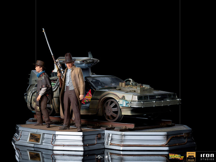 Iron Studios Back to the Future III Art Scale Statues 1-10 Full Set Deluxe, Infinity Collectables