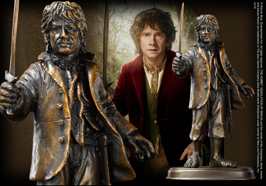 The Hobbit & Lord of the Rings Collection – Bilbo Baggins Bronze Sculpture, Infinity Collectables