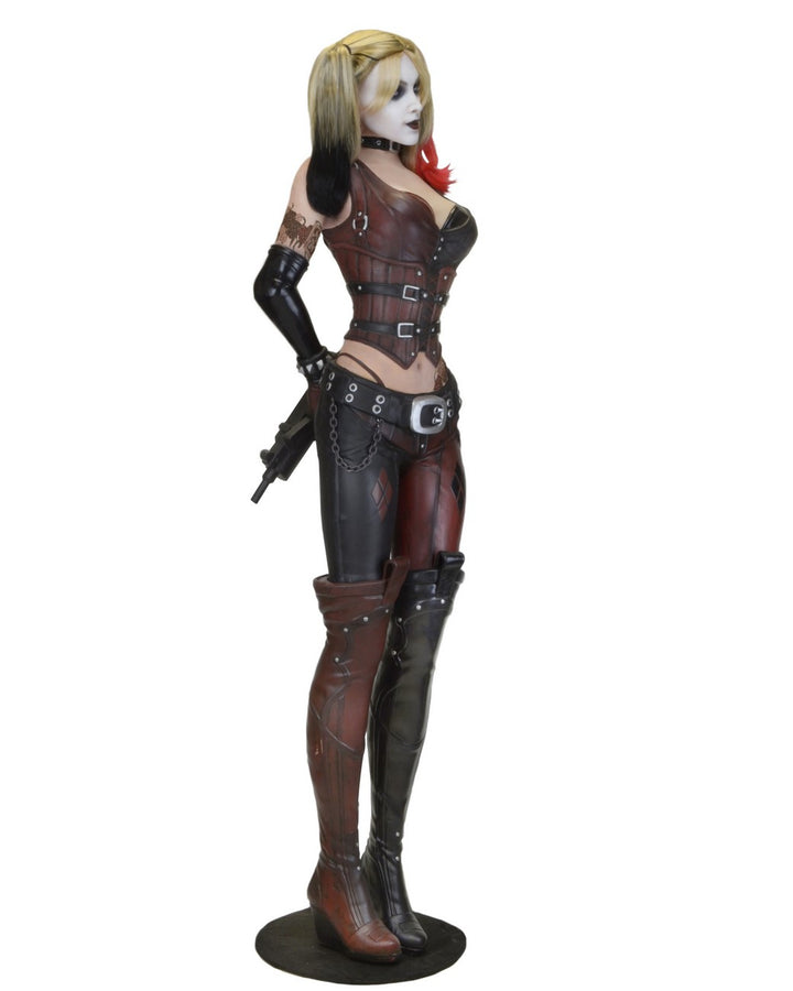 NECA Batman Arkham City Life Size Harley Quinn Foam Replica - Infinity Collectables