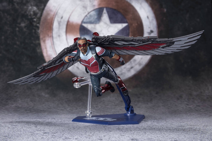 The Falcon and the Winter Soldier S.H. Figuarts Falcon Action Figure, Infinity Collectables