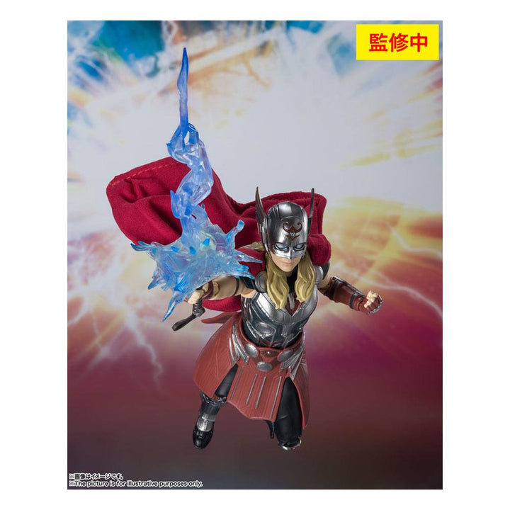 S.H. Figuarts Thor Love and Thunder Mighty Thor (Jane) Action Figure, Infinity Collectables
