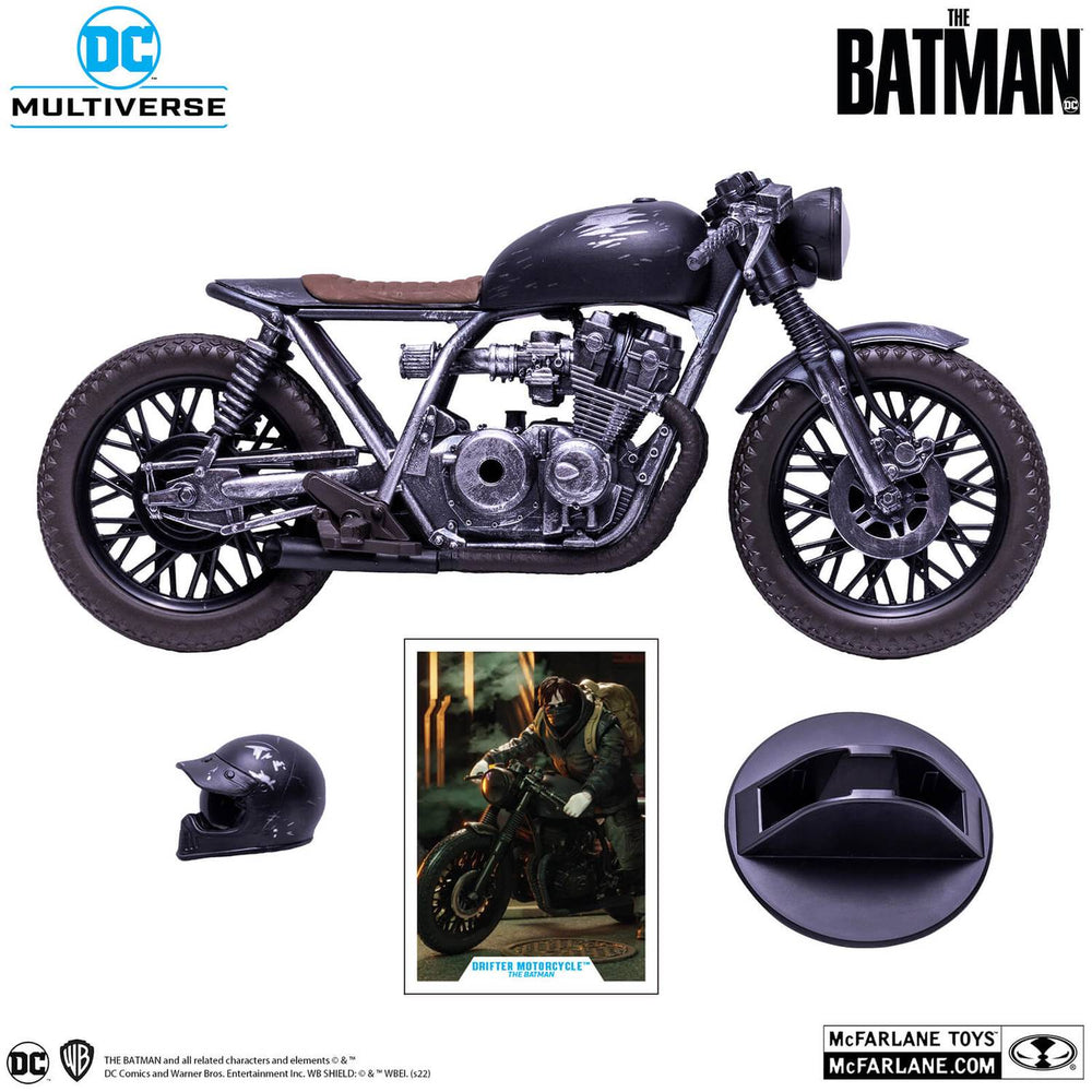 McFarlane DC Multiverse The Batman Vehicle - Drifter Motorcycle, Infinity Collectables