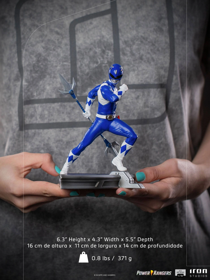 Iron Studios Power Rangers BDS Art Scale Statue 1-10 Blue Ranger, Infinity Collectables