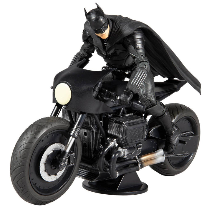 McFarlane DC Multiverse The Batman Vehicle - Batcycle, Infinity Collectables