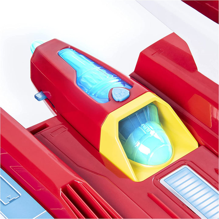 Paw Patrol  Super Paws 2-in-1 Transforming Mighty Pups Jet Command Center, Infinity Collectables