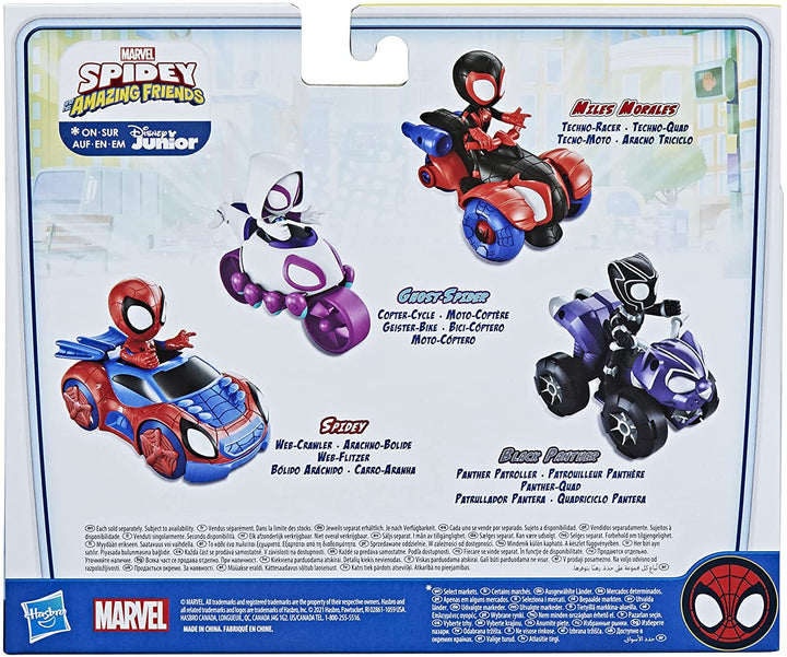 Marvel Spidey and His Amazing Friends Ghost Spider Copter Cycle, Infinity Collectables