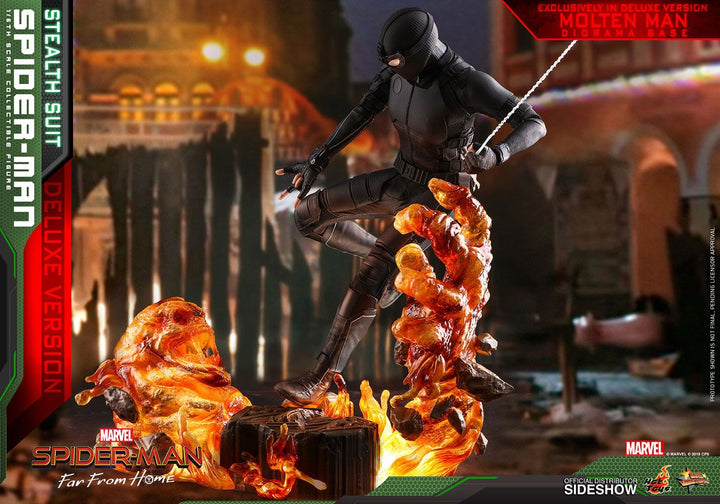 Hot Toys Spider-Man: Far From Home MM Action Figure 1-6 (Stealth Suit) Deluxe - Infinity Collectables