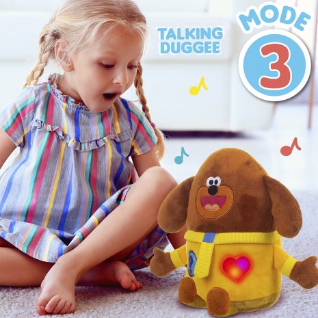 Hey Duggee Interactive Voice Activated Smart Duggee Soft Toy, Infinity Collectables , Uncategorized
