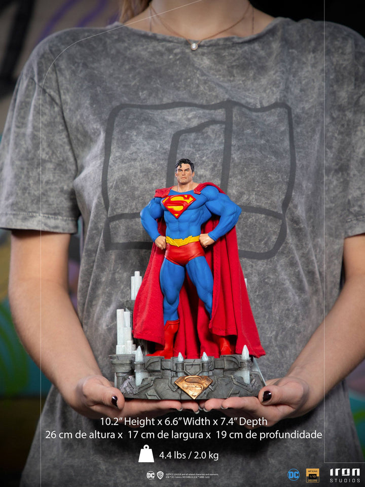 Iron Studios Superman Unleashed 1-10 Deluxe Art Scale Limited Edition Statue *Exclusive, Infinity Collectables