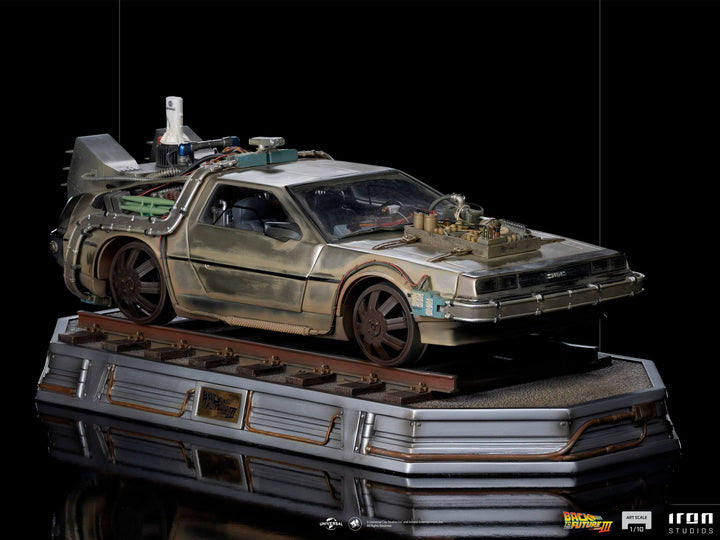 Iron Studios Back to the Future III Art Scale Statue 1-10 DeLorean, Infinity Collectables