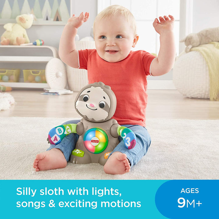 Fisher-Price Linkimals Smooth Moves Sloth Toy, Infinity Collectables
