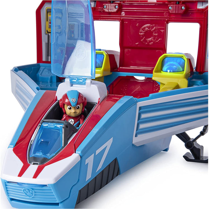 Paw Patrol  Super Paws 2-in-1 Transforming Mighty Pups Jet Command Center, Infinity Collectables